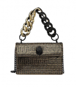 Black/Gold Mini Kensington Chain Bag