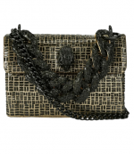 Black/Gold Mini Kensington Chain Bag