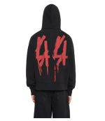 Black/Red Drip High Risk Hoodie