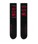 Black/Red Front Row Signal Socks