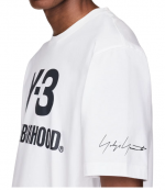 White Y-3 NBHD Logo Tee