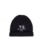 Black Y-3 Knit Beanie