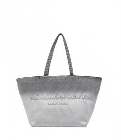 Light Grey Punch Tote Bag