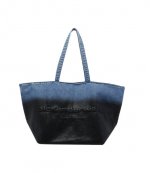 Vintage Marbled Blue Punch Tote Bag