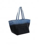 Vintage Marbled Blue Punch Tote Bag