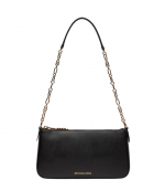 Empire Black Md Chain Pouchette Leather