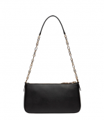 Empire Black Md Chain Pouchette Leather