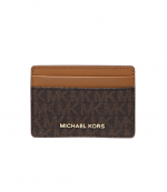 Logo Card Case Brown