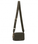 Black Leather Bryant Md Doublezip Chain Camera Xbody Bag