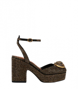 Gold Comb Chelsea Closed Platform