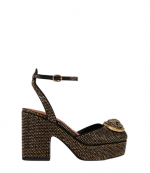 Gold Comb Chelsea Closed Platform