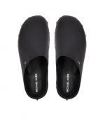 Black Leather Dome Studs Hensley Mule