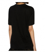 Black Zewel Short-Sleeve Logo T-shirt