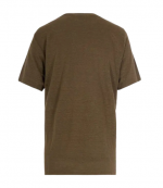 Khaki/Pink Zewel Short-Sleeve Logo T-shirt