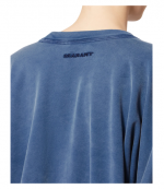 Indigo Sauria Washed Cotton Sweatshirt