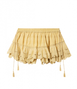 Light Ochre Puria Shorts
