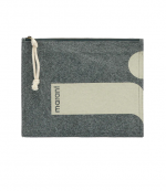 Faded Black Netia Clutch