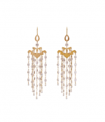 Gold Fringe Meline Earrings