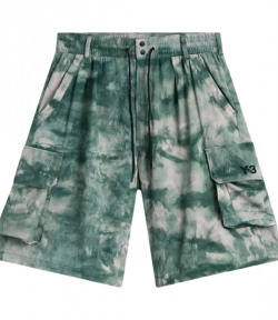 Green Aop Plt Shorts