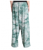 Green  Aop Wide Pants