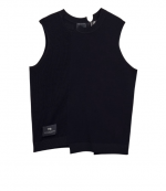 Black Gfx Knit Vest