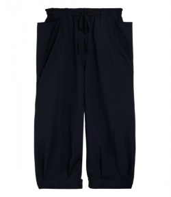 Black W Su Cropped Tp