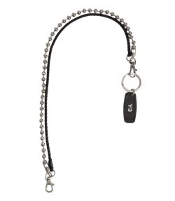 Silver Y-3 Key Chain