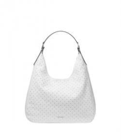 White Leather Nolita Lg Hobo Shoulder Bag