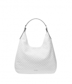 White Leather Nolita Lg Hobo Shoulder Bag