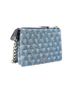 Blue Denim Kensington Puff 3 Pouch