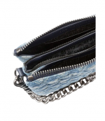 Blue Denim Kensington Puff 3 Pouch
