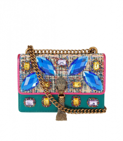 Multicolor Leather Shoreditch Sm Xbody Gem