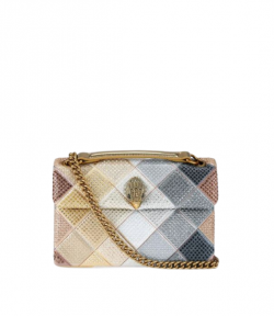 Multicolor Metal Comb Fabric Md Kensington P
