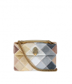 Multicolor Metal Comb Fabric Md Kensington P