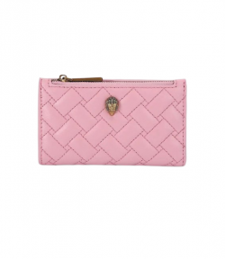 Pink Leather Kensington Bifold Wallet