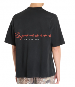 Stained Black Chrome Flight T-Shirt
