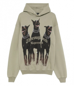 Khaki Thoroughbred Hoodie