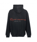 Stained Black Chrome Flight Hoodie