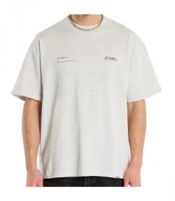 Cream Marl Patron Of The Club T-Shirt