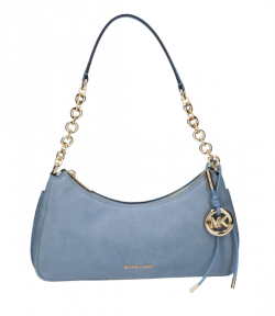 Baby Blue Nolita Chambray MD Chain Pouchette