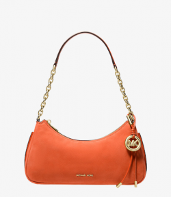 Orange Nolita Chambray MD Chain Pouchette