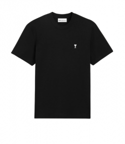 Black/White Cream Ami De Coeur Contrasted Light Jersey T-Shirt