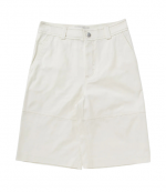 White Cream Worker Bermuda Shorts