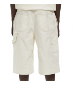 White Cream Worker Bermuda Shorts