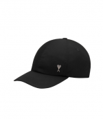 Black Technical Nylon Ami De Coeur Metal Cap