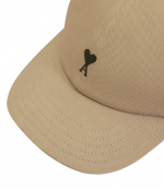 Taupe Beige Ami De Coeur Embroidery Cap