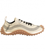 White Cream Mesh Mirage Sneakers