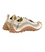 White Cream Mesh Mirage Sneakers