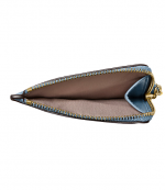 Chambray Leather Sm Card Case Wristlet