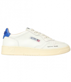 White/Blue Leather Medalist Low Man